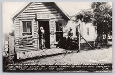 Notch Missouri Uncle Ike Post Office Ozarks Harold Bell Wright Old RPPC Postcard picture