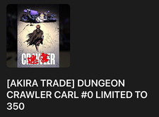 PRESALE Akira Dungeon Crawler Carl #0 AKIRA Homage NYCC 2026 LTD 350 Ships 10/23 picture