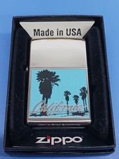 Zippo California Tree High Polished Chrome 250-59306 picture