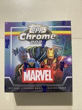 2026 TOPPS CHROME MARVEL COMICS MEGA BOX (56 Cards) Brand New Factory Sealed picture