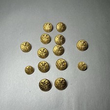 ESCADA Replacement Gold Buttons Lot 14 picture