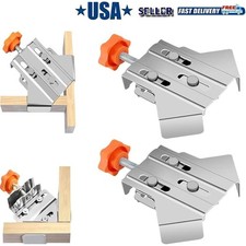 2PCS Right Angle Clamp Multi 90° Woodworking T-shaped Corner Clamp Open Style picture