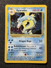Gyarados 6/102 Pokemon Card Holo Rare WOTC Base Set Vintage 1999 MP picture