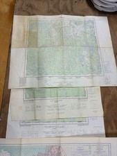 vtg canada canadian fishing ad topographic topographical map index lakes quebec picture