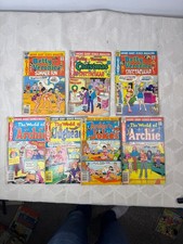 Vintage Archie Comics Lot Of 7 Giant Series Betty Veronica Jughead Jokes  picture