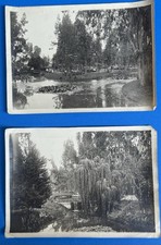 ca 1908 2 Original Photographs East Lake Park (Lincoln Park) Los Angeles, CA picture