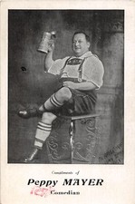 J53/ Interesting Postcard c1910 Peppy Mayer Comedian New York City 99 picture
