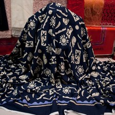 Etro authentic modal FABRIC Sea motifs Poplin Made in Italy Price for 1Yd Defect picture