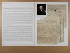 George Washington Revolutionary War-date Letters 2013 auction catalog pages picture