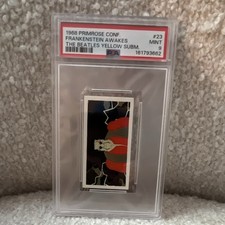 The Beatles 1968 Primrose Yellow Submarine #23 Frankenstein Awakes PSA 9 picture
