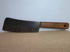 Vintage Regent Cutlery High Carbon Meat Cleaver Wood Handle 11.25 inch picture
