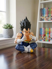 Vegeta Eating Burger Dragon Ball Z Collectible Figure picture