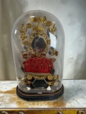 LARGE Napoleon III French Bridal Wedding Globe Gilded Ornaments Globe de Mariee picture