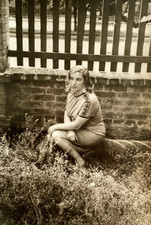 Beautiful girl soviet life young woman ussr vintage photo picture