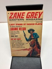 Zane Grey Western Magazine August 1970 Vol 2 #5 Laramie Nelson Bret Harte Pulp picture