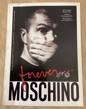 Moschino print ad 1995 vintage designer fashion retro brands 1990s Forever picture