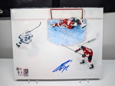 Sergei Bobrovsky Signed 11x14 Photo Playoffs Panthers The Save Beckett COA BAS picture