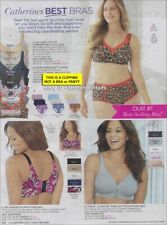 Curvy Sexy WOMEN in BRAS and PANTIES 1-Page Catalog Clipping - CATHERINES Busty picture