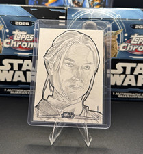 2026 Star Wars Sketch Card by Rustico Limosinero - Mon Mothma 1/1 - Stunning 🔥 picture