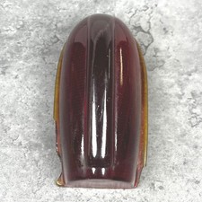 Vintage Sparton Red Thick Glass Beehive Marker Light Lens Rat Rod Truck Trailer picture