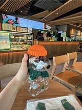 Special Edition2026 Starbucks x Peanuts Snoopy Glass Cup Brand  Halloween Gift picture