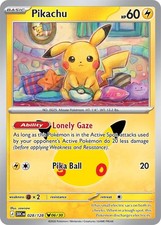 Pokémon TCG Pikachu 028/128 | 30th Anniversary | Pikachu Rare 06/30 | NM picture
