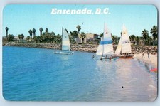 Ensenada Baja California Mexico Postcard Sailboats in 