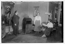 Photo:Oscar Saenger Singing Teacher with Students Interior Scene picture
