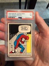1966 Donruss Marvel Super Hero -- Amazing Spider-Man #37 - PSA 7 - sweet picture
