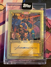 2026 Topps Mint Marvel Scott Williams Auto Superfractor 1/1 Wolverine Cyclops picture