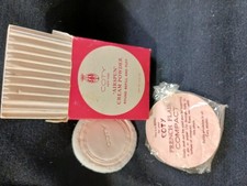 Vintage 1950s Coty Cosmetics 'Airspun' Cream Powder Refill w/Puff 