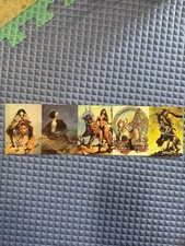 1994 Comic Con Exclusive FPG Fantasy Art Sheet Of 5 Cards W/ Jeffrey Jones Auto picture