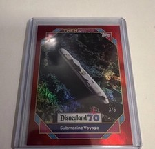 Topps 2025 Disneyland 70 Then & Now Submarine Voyage #63 Serial Numbered 3/5 picture