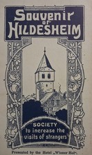 1910s-20s Hotel WIENER HOF HILDESHEIM Germany HANOVER Tourist brochue picture