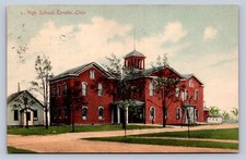 J88/ Orrville Ohio Postcard c1910 High School Building  13 picture