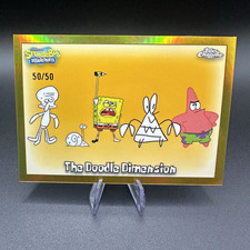 2025 Topps Chrome SpongeBob 25th Anniversary The Doodle Dimension #163 /50 picture