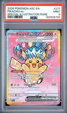 2026 POKEMON ASCENDED HEROES ULTRA RARE PIKACHU EX 277/217 PSA 9 picture