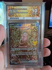Pokémon TCG Mew Ex SIR 152/128 30TH Anniversary ACE 10 PERFECT SUBGRADES picture