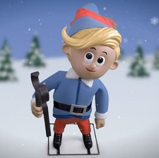 3 FT ANIMATED HERMEY THE DENTIST ELF FROM RUDOLPH OUTDOOR YARD DECOR picture