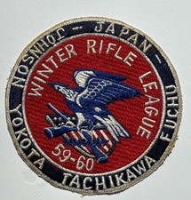 Rare Patch 1959-1960 Yokota Air Base Japan Winter Rifle League Air Force Militar picture