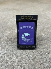 Vintage 1994 Zippo Camel Lighter Purple Matte Joe Camel Sunset New In Box picture