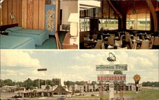 Adel GA Green Frog Restaurant Dexter Press c1950s-60s Vintage Postcard picture