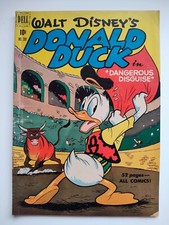 Disney Four Color Donald Duck 308 Solid Mid Grade 1951 Carl Barks Golden Age picture