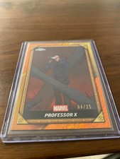 Professor X Comic Book Gold Red Refractor 04/25 - Deadpool Chrome CB-19 picture