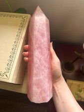 Large Rose Quartz Tower picture