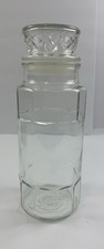 Vintage Planters Mr. Peanut Anchor Hocking Glass Jar With Lid 1978, Storage picture