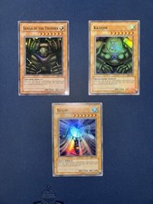 Yu-Gi-Oh Gate Guardian Set: Kazejin, Sanga, Suijin MRD-025 MRD-026 MRD-027 picture