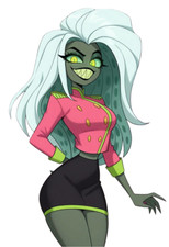 Helsa Von Eldritch Hazbin Hotel Waifu Weatherproof Anime Sticker 6