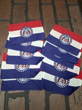 Vintage Missouri State Mini Flag Lot Real Flag Material 6×4 picture