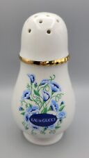 EAU de GUCCI Vintage Porcelain Floral Dusting Powder Shaker Jar picture